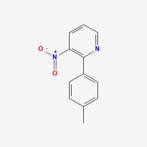 3-Nitropyridine, 2-(4-methylphenyl)-