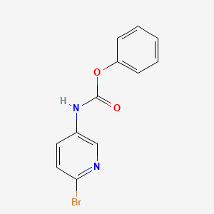 molecular formula C12H9BrN2O2 B8402573 Phenyl 6-bromopyridin-3-ylcarbamate 