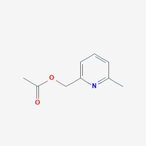 molecular formula C9H11NO2 B084026 (6-Methylpyridin-2-yl)methyl acetate CAS No. 13287-64-4