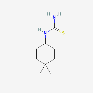 molecular formula C9H18N2S B8403162 N'-(4.4-dimethylcyclohexyl)-thiourea 