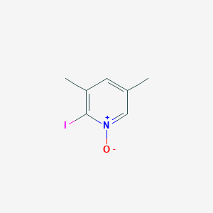 molecular formula C7H8INO B8403233 2-Iodo-3,5-dimethylpyridine 1-oxide 