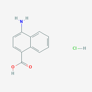 molecular formula C11H10ClNO2 B8403928 4-amino-1-naphthoicacidhydrochloride 