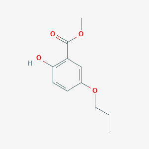molecular formula C11H14O4 B8404154 Methyl 2-hydroxy-5-propoxybenzoate 