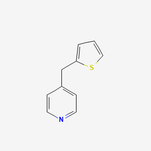 molecular formula C10H9NS B8404215 4-(Thiophen-2-ylmethyl)pyridine 