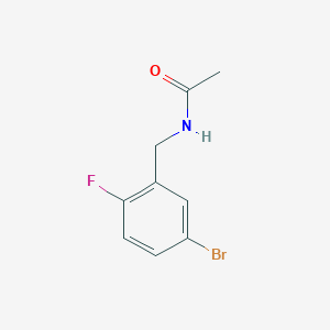 molecular formula C9H9BrFNO B8404266 N-(5-Bromo-2-fluorobenzyl)acetamide 