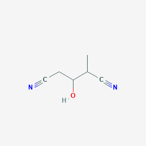 molecular formula C6H8N2O B8404269 3-Hydroxy-methylglutaronitrile 