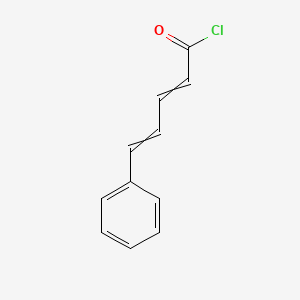 molecular formula C11H9ClO B8404309 Cinnamylidene acetyl chloride CAS No. 40926-86-1