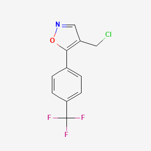 4-Chloromethyl-5-(4-trifluoromethylphenyl)isoxazole