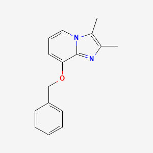 8-Benzyloxy-2,3-dimethylimidazo-[1,2-a]pyridine