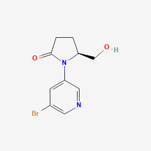 (S)-1-(5-Bromo-pyridin-3-yl)-5-hydroxymethyl-pyrrolidin-2-one