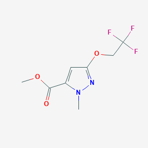 methyl 1-methyl-3-(2,2,2-trifluoroethoxy)-1H-pyrazole-5-carboxylate