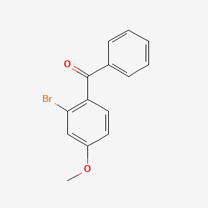 molecular formula C14H11BrO2 B8404351 2-Bromo-4-methoxy benzophenone 
