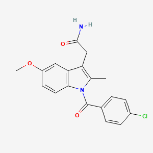 INDOLE-3-ACETAMIDE, 1-(p-CHLOROBENZOYL)-5-METHOXY-2-METHYL-