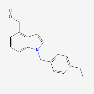 1-(4-Ethylbenzyl)-4-(hydroxymethyl)indole