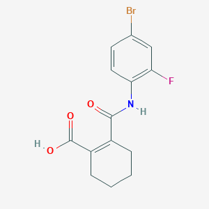 N-(2-fluoro-4-bromophenyl)-3,4,5,6-tetrahydrophthalamic acid