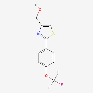 4-Thiazolemethanol, 2-[4-(trifluoromethoxy)phenyl]-
