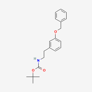 Tert-butyl {2-[3-(benzyloxy)phenyl]ethyl}carbamate