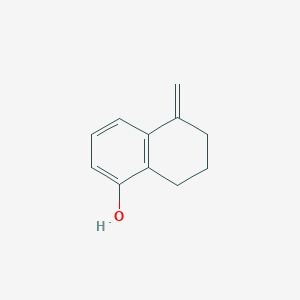 molecular formula C11H12O B8404441 5-Methylene-5,6,7,8-tetrahydro-naphthalen-1-ol 