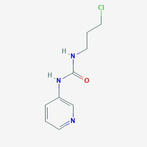 molecular formula C9H12ClN3O B8404468 1-(3-Chloro-propyl)-3-pyridin-3-yl-urea 