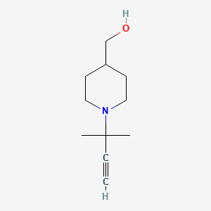 (1-(2-Methylbut-3-yn-2-yl)piperidin-4-yl)methanol