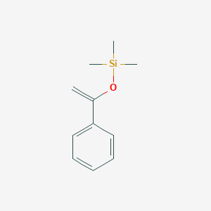 molecular formula C11H16OSi B084046 Trimethyl((1-phenylvinyl)oxy)silane CAS No. 13735-81-4