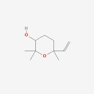 2H-Pyran-3-ol, 6-ethenyltetrahydro-2,2,6-trimethyl-