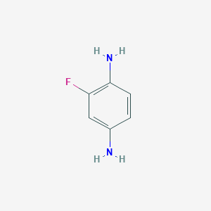 molecular formula C6H7FN2 B084049 2-Fluorobenzene-1,4-diamine CAS No. 14791-78-7