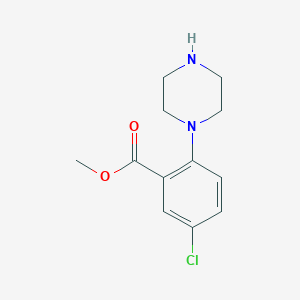 Methyl 5-Chloro-2-(1-piperazinyl)benzoate