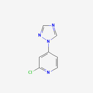 2-chloro-4-(1H-1,2,4-triazol-1-yl)pyridine