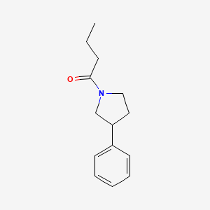 1-(3-Phenylpyrrolidin-1-yl)butan-1-one