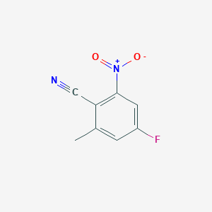 4-Fluoro-2-methyl-6-nitrobenzonitrile
