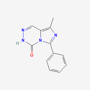 8-methyl-6-phenylimidazo[1,5-d]-as-triazin-4(3H)-one