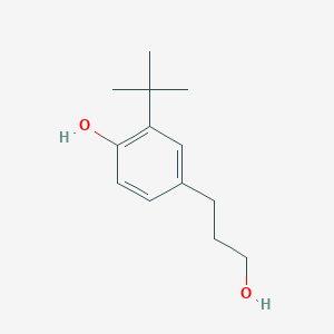 4-(3-Hyd-roxypropyl)-2-t-butylphenol