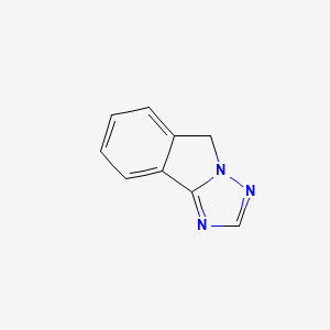 molecular formula C9H7N3 B8405090 5H-[1,2,4]Triazolo[5,1-a]isoindole 