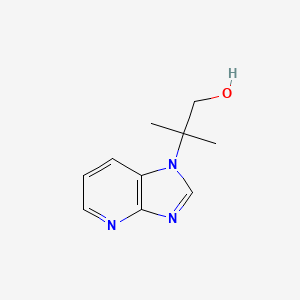 2-Imidazo[4,5-b]pyridin-1-yl-2-methyl-propan-1-ol