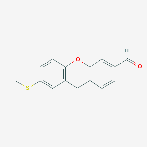 B8405104 7-(Methylsulfanyl)-9H-xanthene-3-carbaldehyde CAS No. 89217-59-4