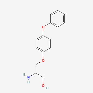 2-Amino-3-(4-phenoxyphenoxy)propanol