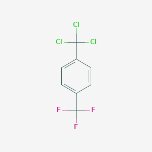 molecular formula C8H4Cl3F3 B084052 1-(Trichloromethyl)-4-(trifluoromethyl)benzene CAS No. 13947-96-1