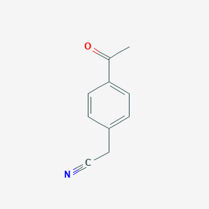 molecular formula C10H9NO B084054 4-Acetylphenylacetonitrile CAS No. 10266-42-9