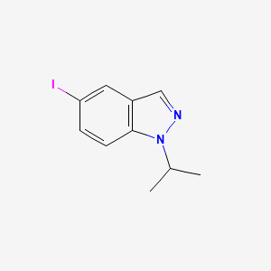 molecular formula C10H11IN2 B8405434 5-iodo-1-isopropyl-1H-indazole 