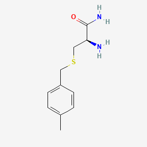 molecular formula C11H16N2OS B8405451 S-(4-Methylbenzyl)-L-cysteine amide 