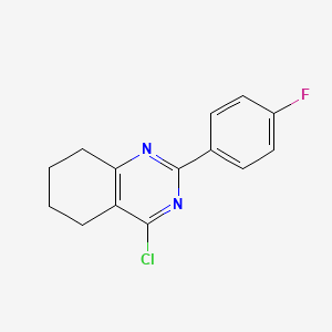 4-Chloro-2-(4-fluorophenyl)-5,6,7,8-tetrahydroquinazoline