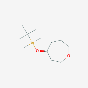 (S)-4-(tert-butyldimethylsilyloxy)oxepane