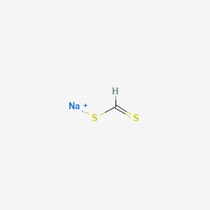 molecular formula CH3NaS2 B8405670 Sodium;methanedithioate CAS No. 69316-68-3