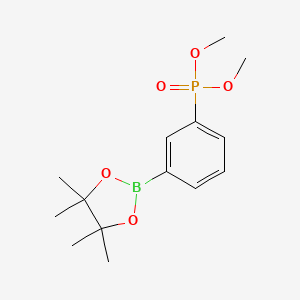 Dimethyl (3-(4,4,5,5-tetramethyl-1,3,2-dioxaborolan-2-yl)phenyl)phosphonate