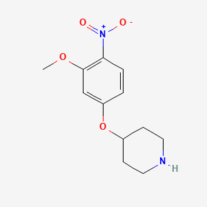 4-(3-Methoxy-4-nitro-phenoxy)-piperidine