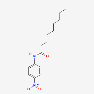 molecular formula C15H22N2O3 B8406064 N-(4-nitrophenyl)nonanamide CAS No. 72298-62-5