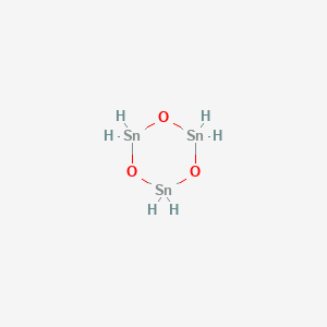 molecular formula H6O3Sn3 B084061 Tritin trioxide CAS No. 12534-28-0