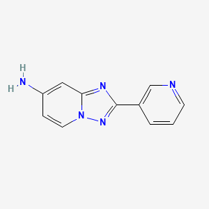 2-(Pyridin-3-yl)-[1,2,4]triazolo[1,5-a]pyridin-7-amine