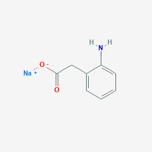 molecular formula C8H8NNaO2 B8406256 Sodium (2-aminophenyl)acetate 